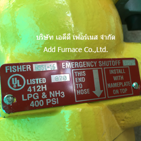 Fisher N551-16 Emergency Shutoff Valves